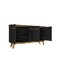 Manhattan Comfort Yonkers 62.99 Sideboard, Black and Cinnamon 232BMC82 - alternate 8